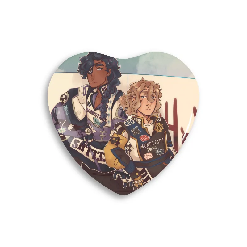 [GI] Kaebedo Racing Heart Pin