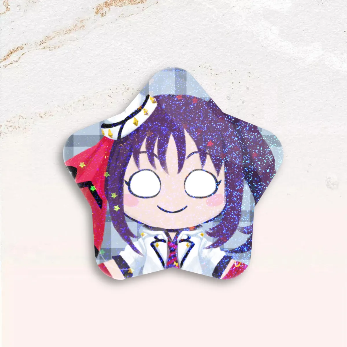 Standobuddy Snowdrift Steel Star Can Badge