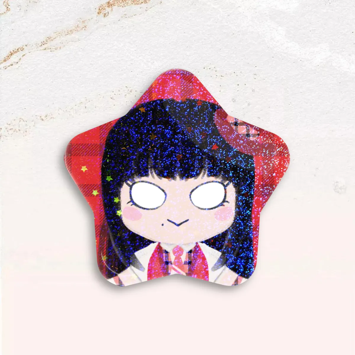 Standobuddy Seaside Red Star Can Badge