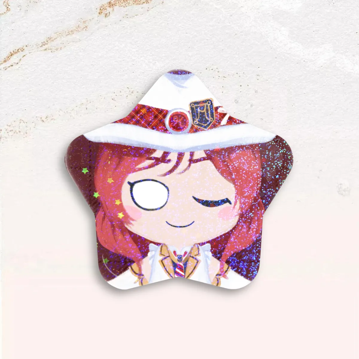 Standobuddy OG Tomato Red Star Can Badge