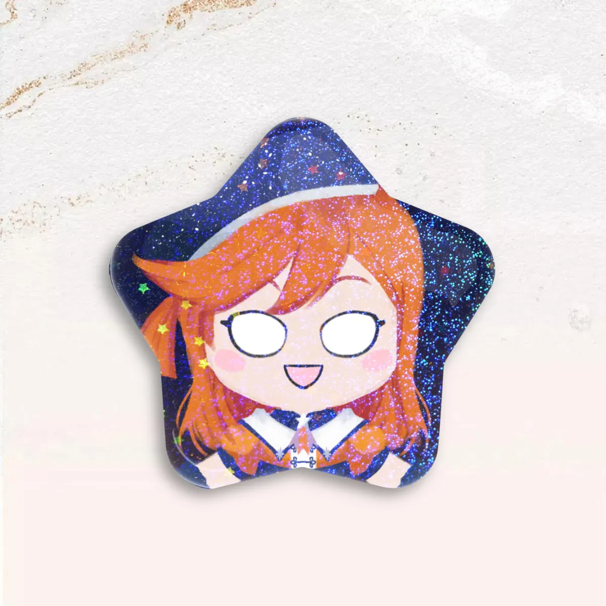 Standobuddy Stellar Marigold Star Can Badge