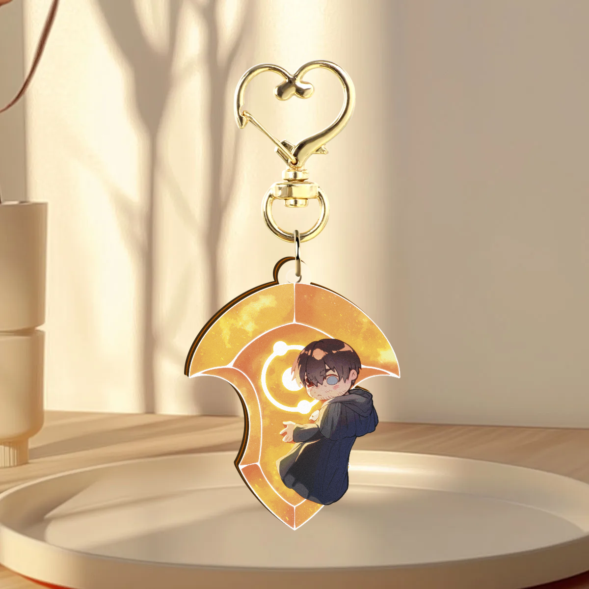 Azem Crystal (with Meteor) Full Bleed Acrylic Keychain