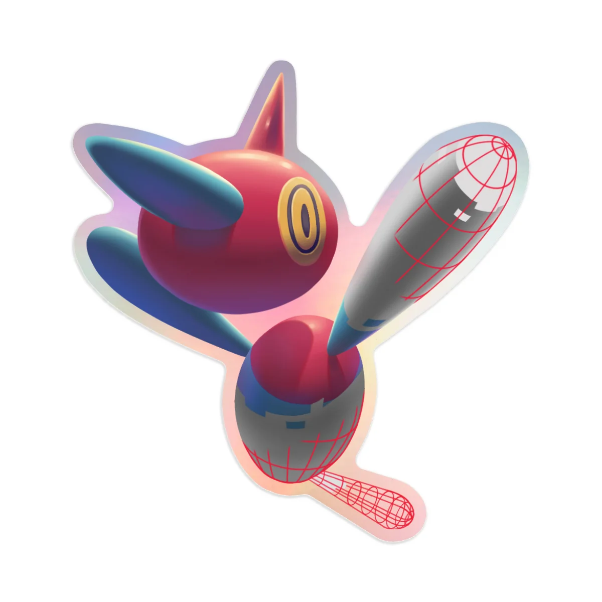 Porygon Z Holographic Stickers (5pcs)