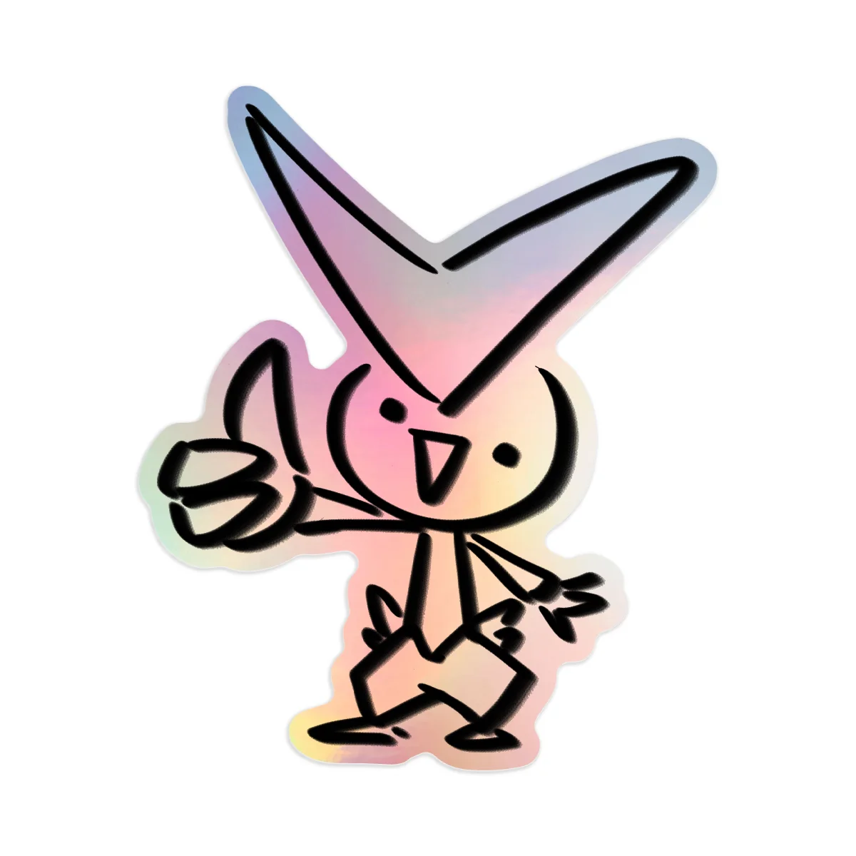 Victini Holographic Stickers (5pcs)