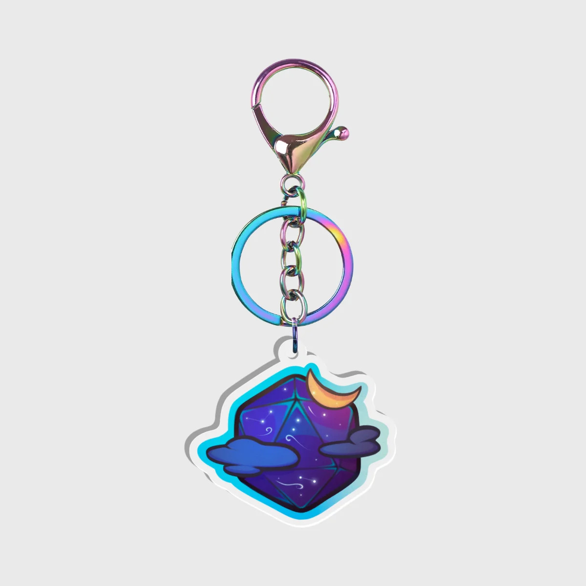 Night sky Dice - Keychain