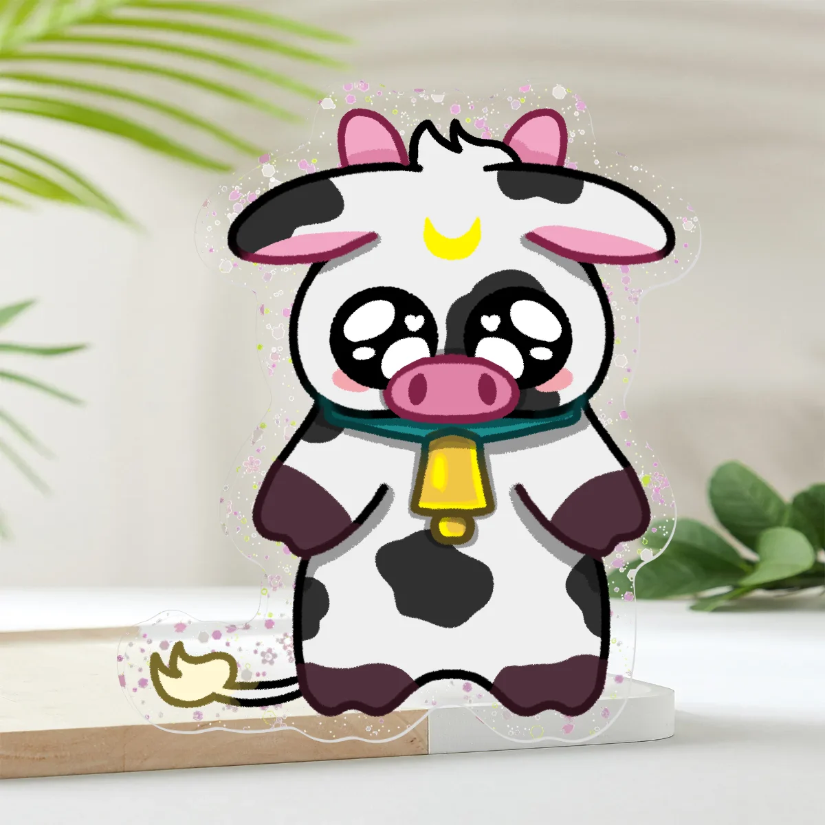 Holographic Holstein cow pin