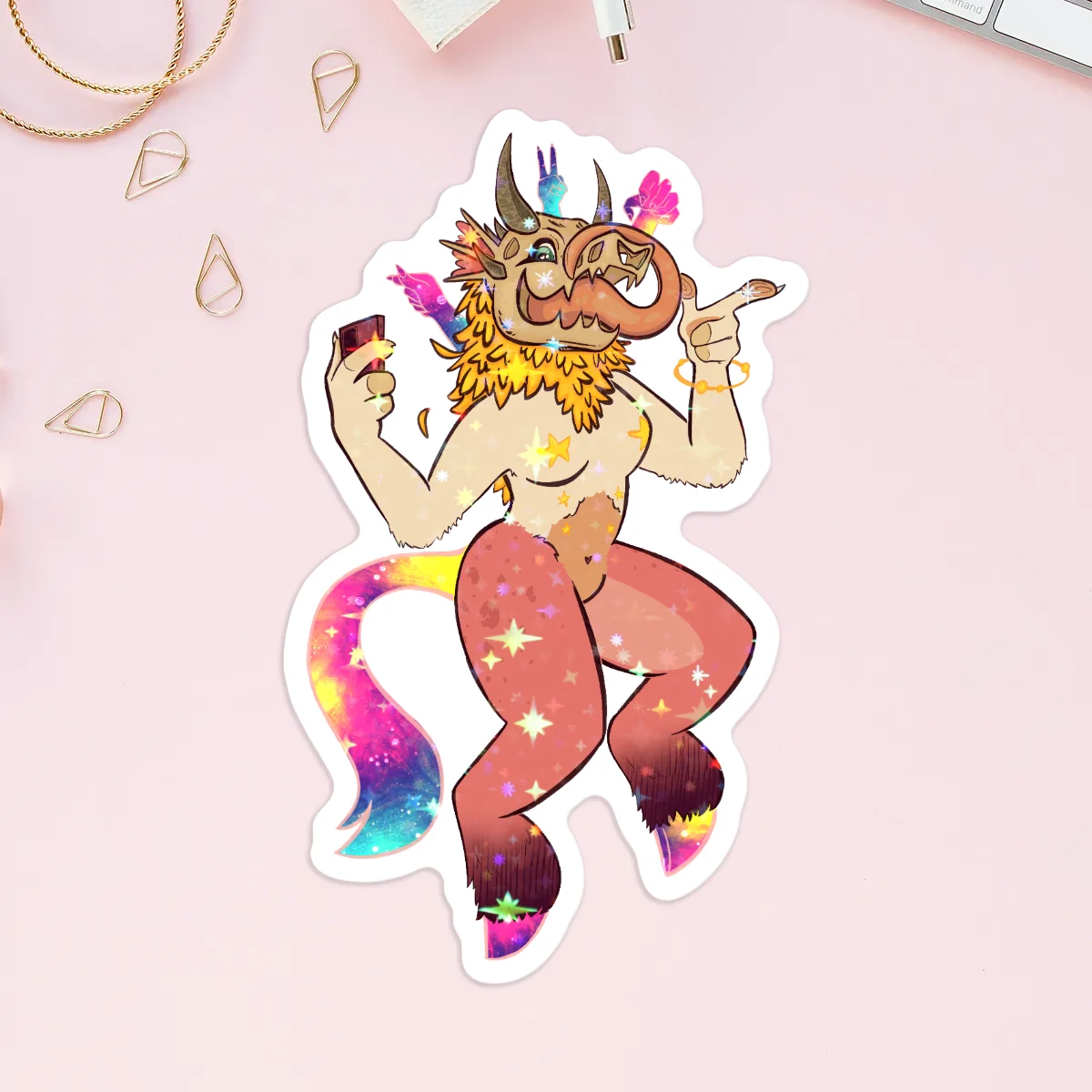 Frûtlûp Full Body Vinyl Holographic Stickers