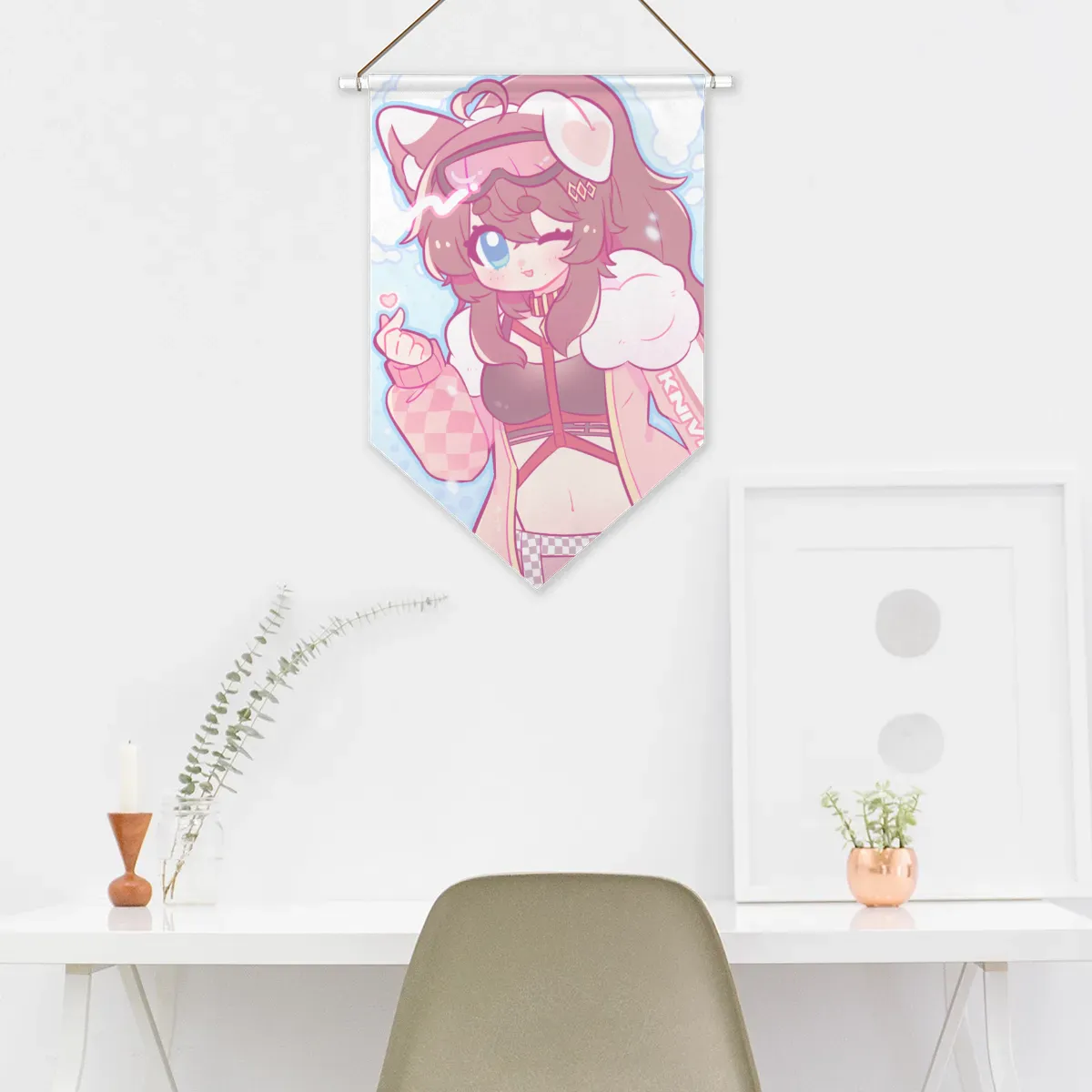Knives' Birthday Hanging Flag Banner