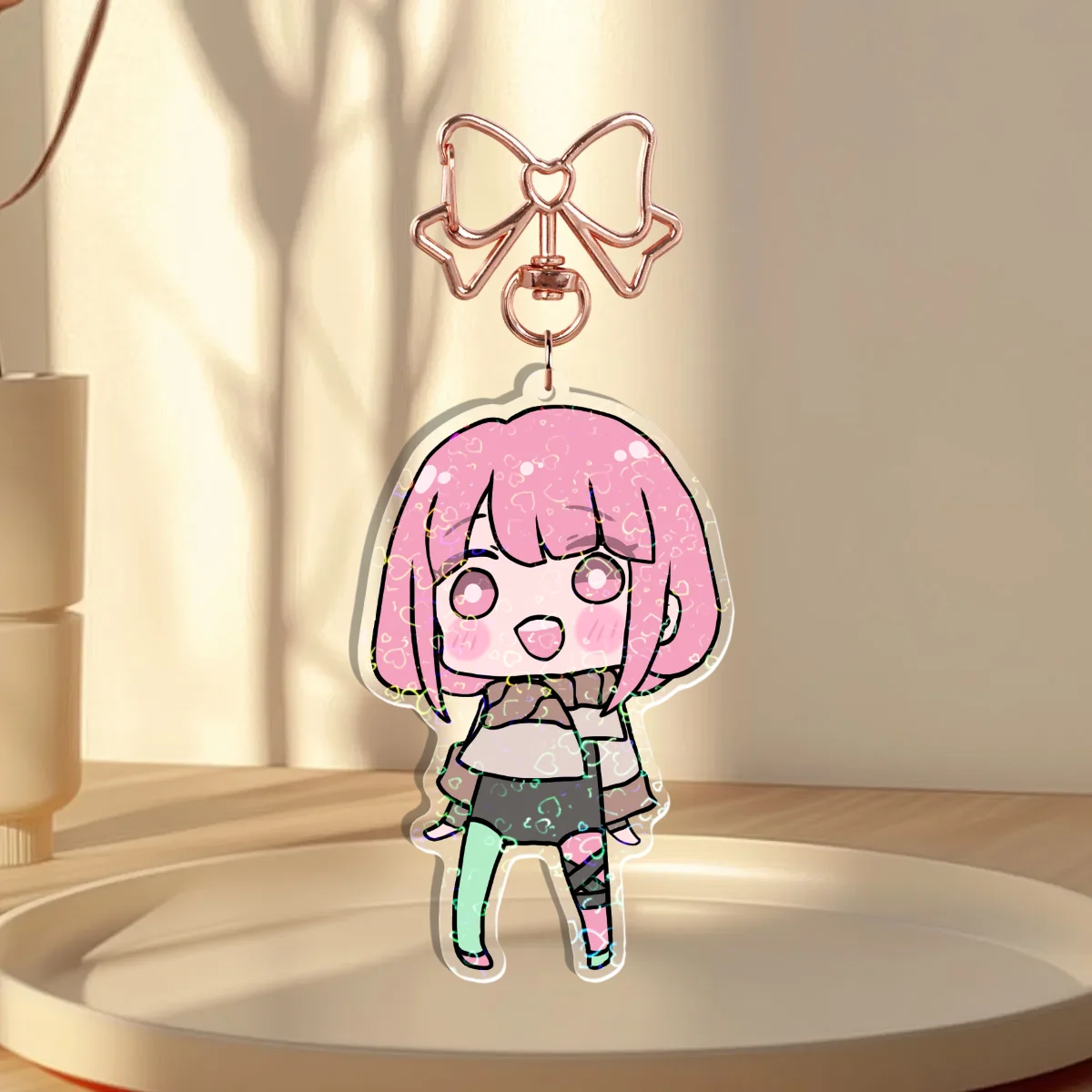 Indie Vtuber Whitemagechiu Holo Keychain