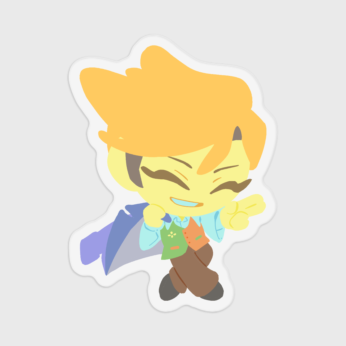 FLOWERY Clear Stickers