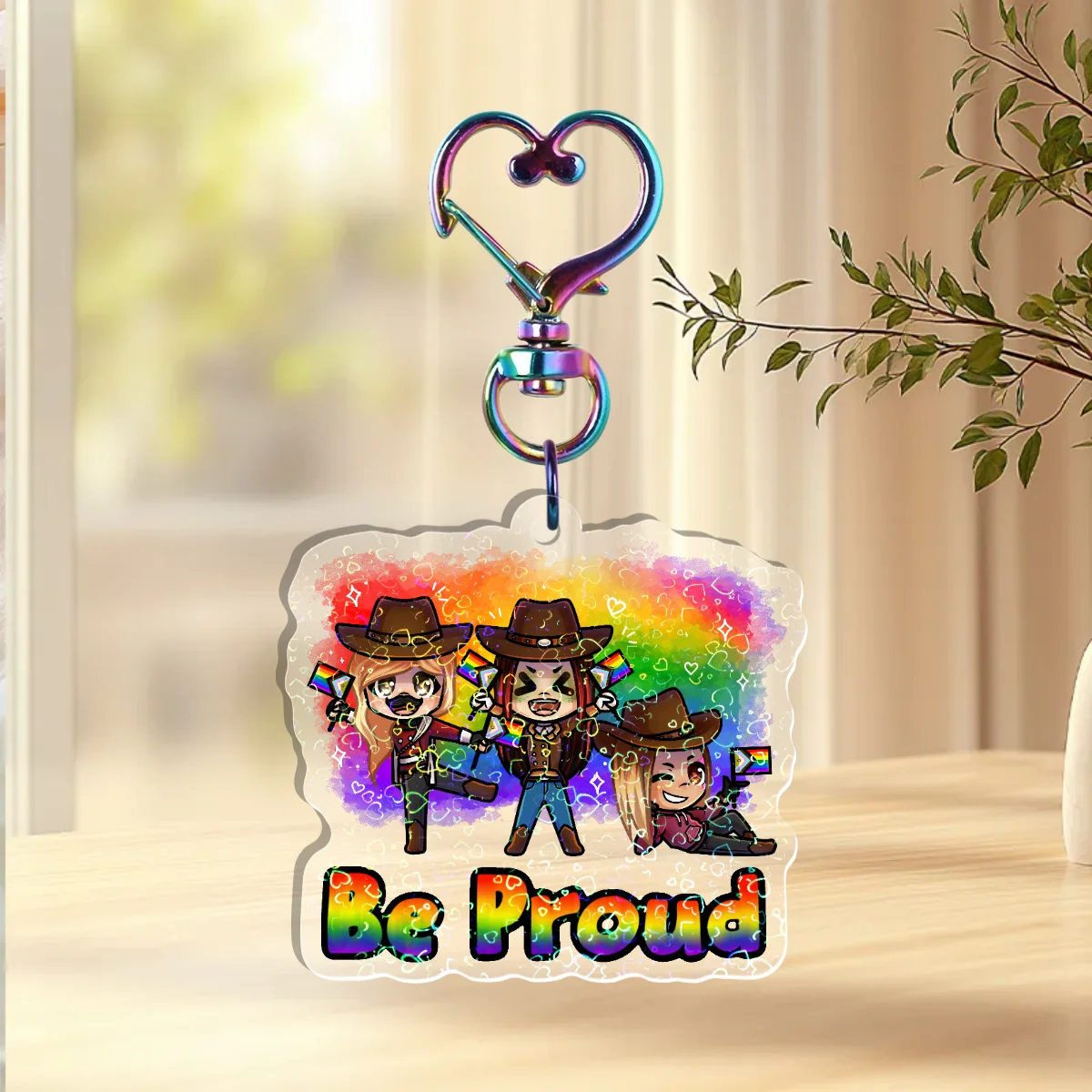 W.E Pride Keychain