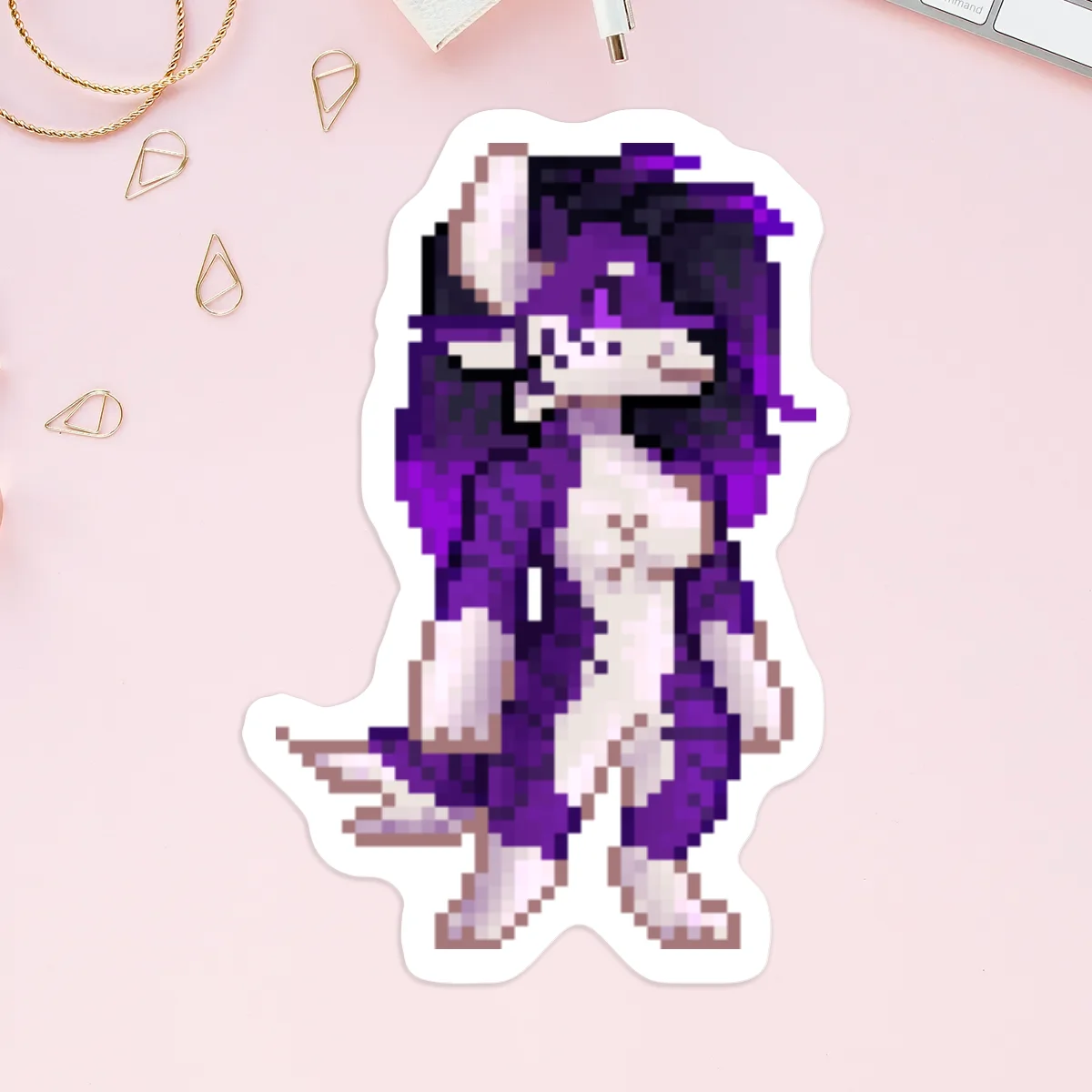 Steph pixel sticker
