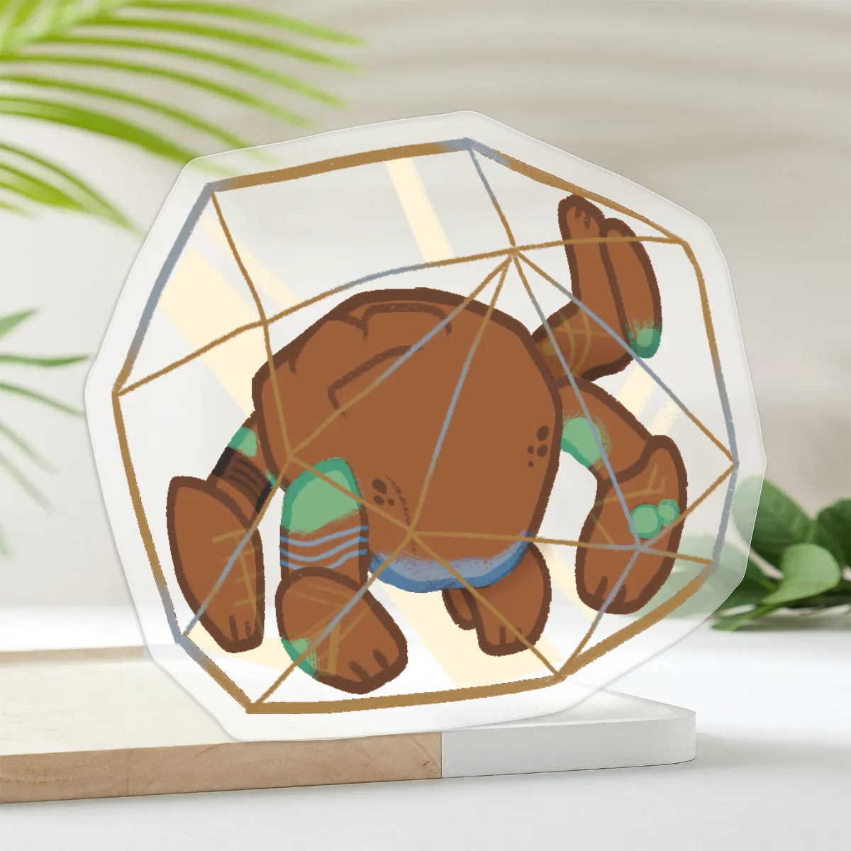 Rocky clear sticker
