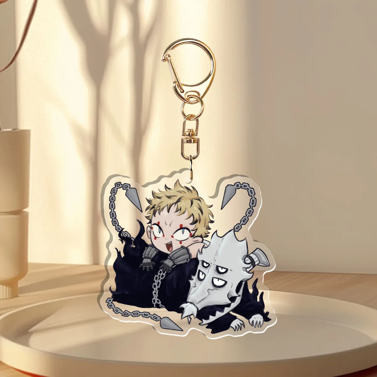 Risu and Curse Chibi Keychain