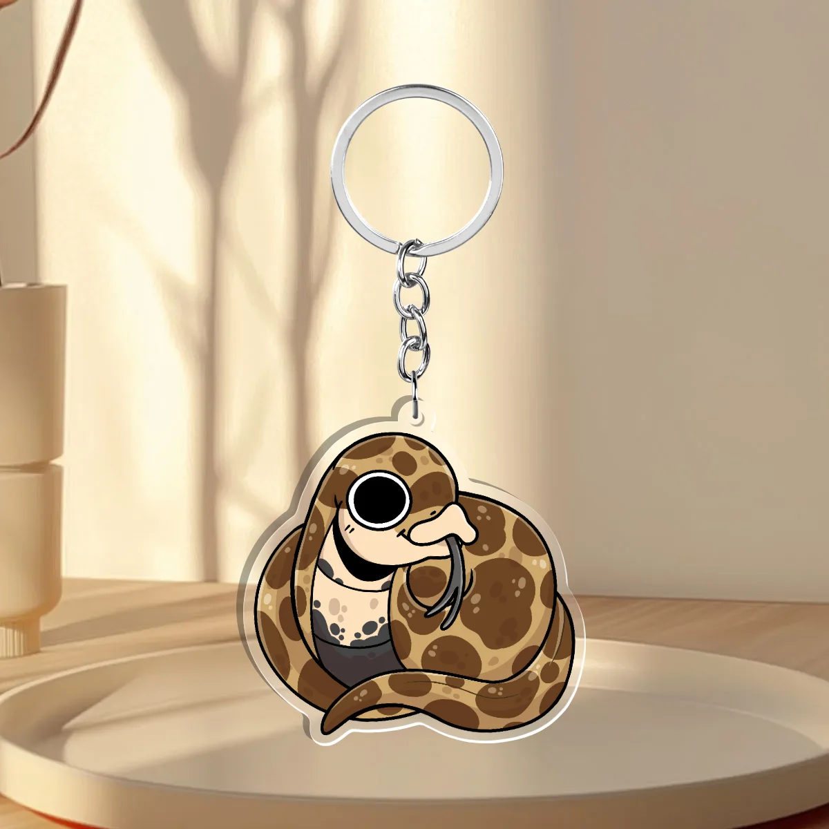 Hognose snake Clear Acrylic Keychains