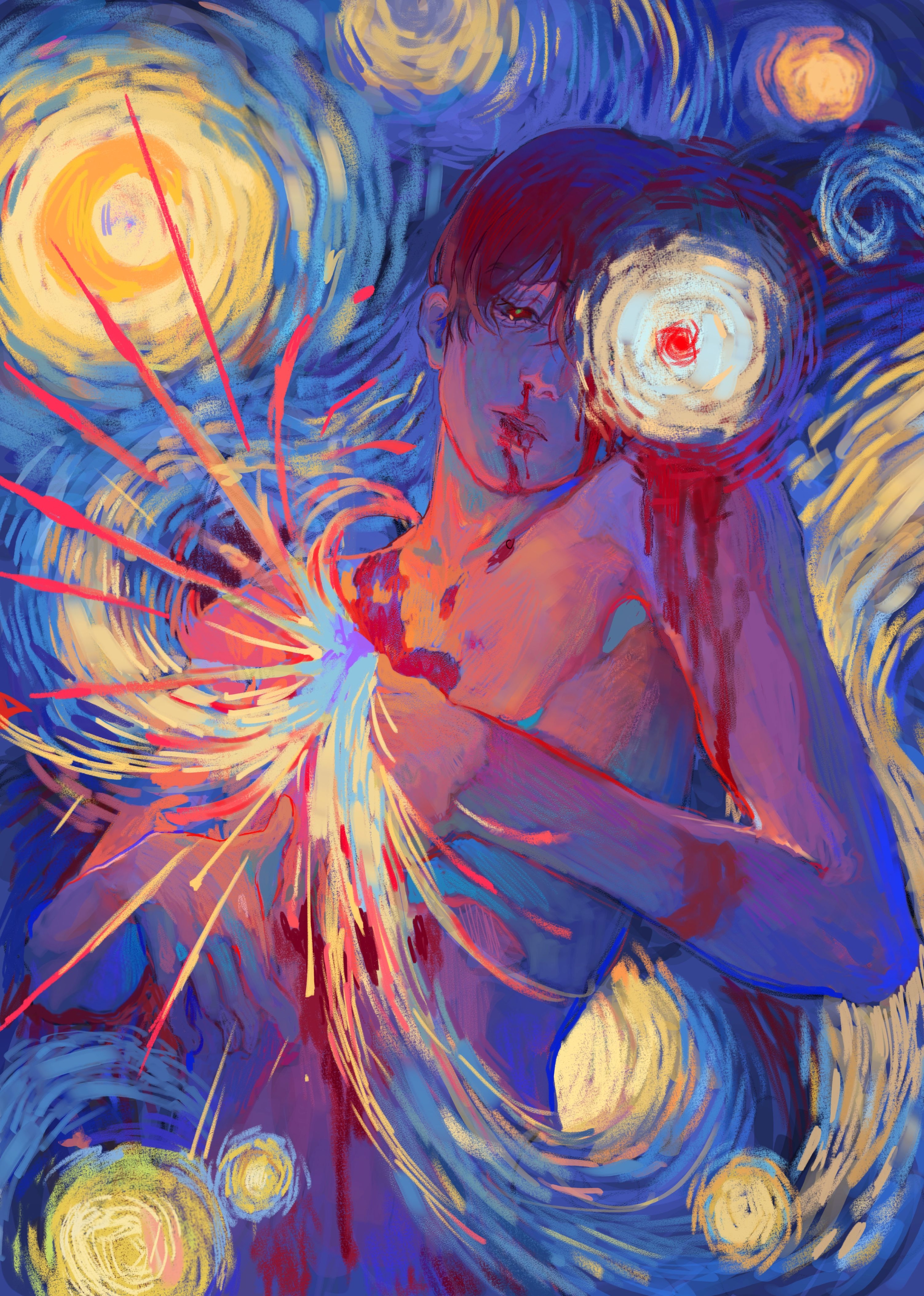Starry Night Art Print Printing