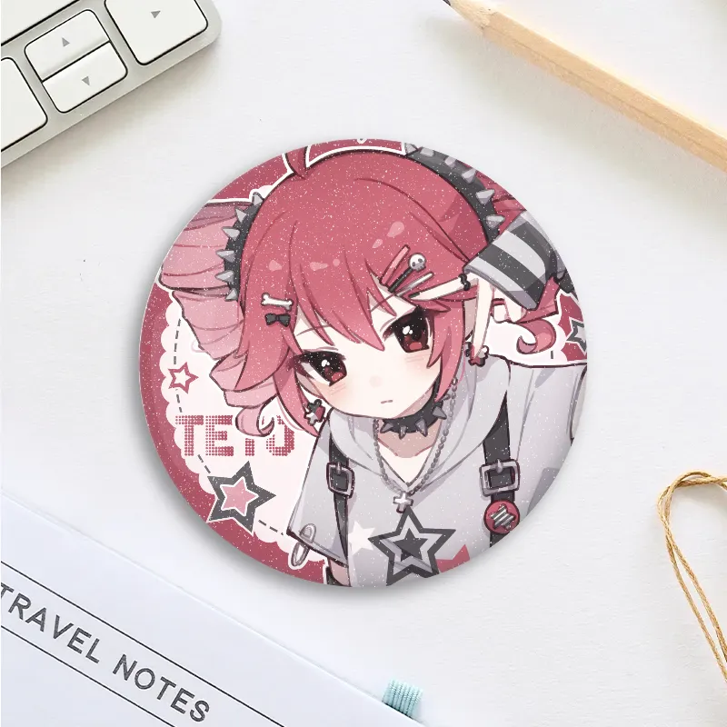 Y2K Kasane Teto Round Button Pins
