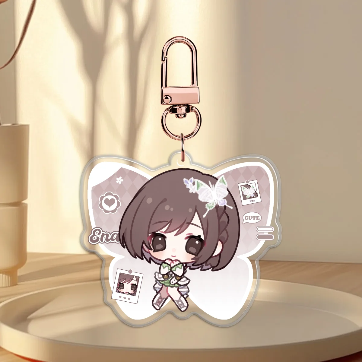 Ena Clear Acrylic Keychains