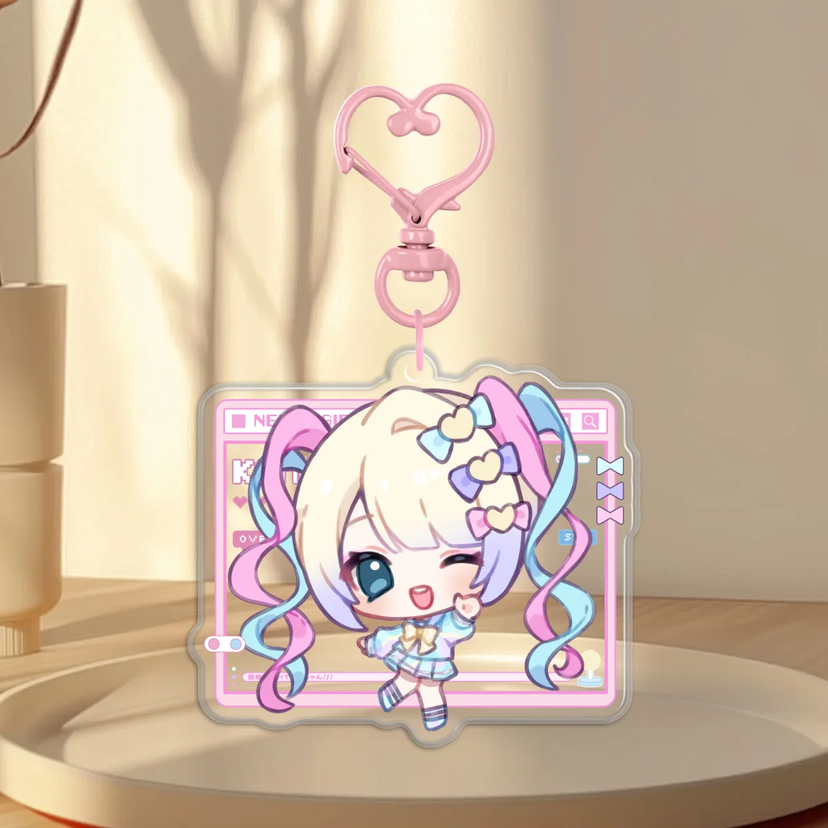 K-angel Clear Acrylic Keychains