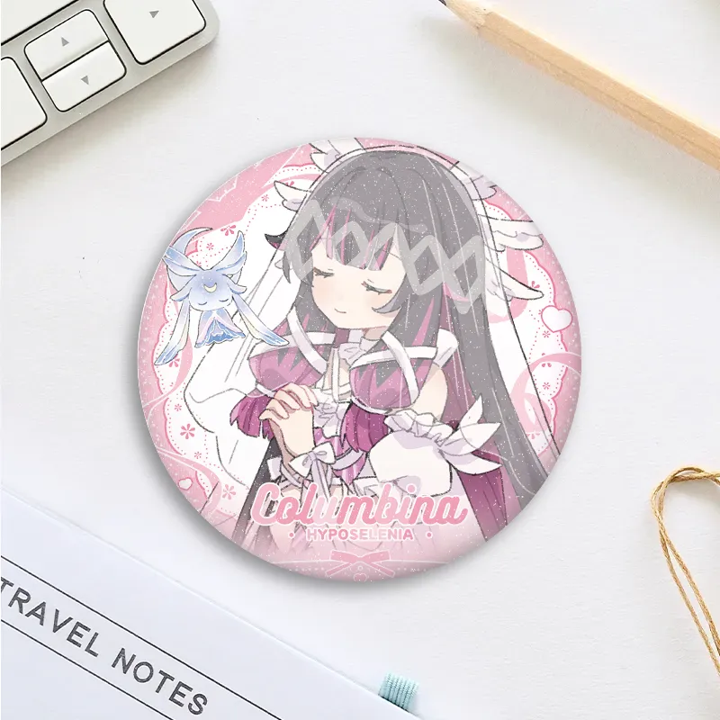 Columbina Round Button Pins