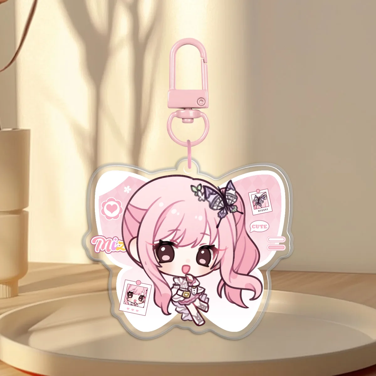 Mizuki Clear Acrylic Keychains
