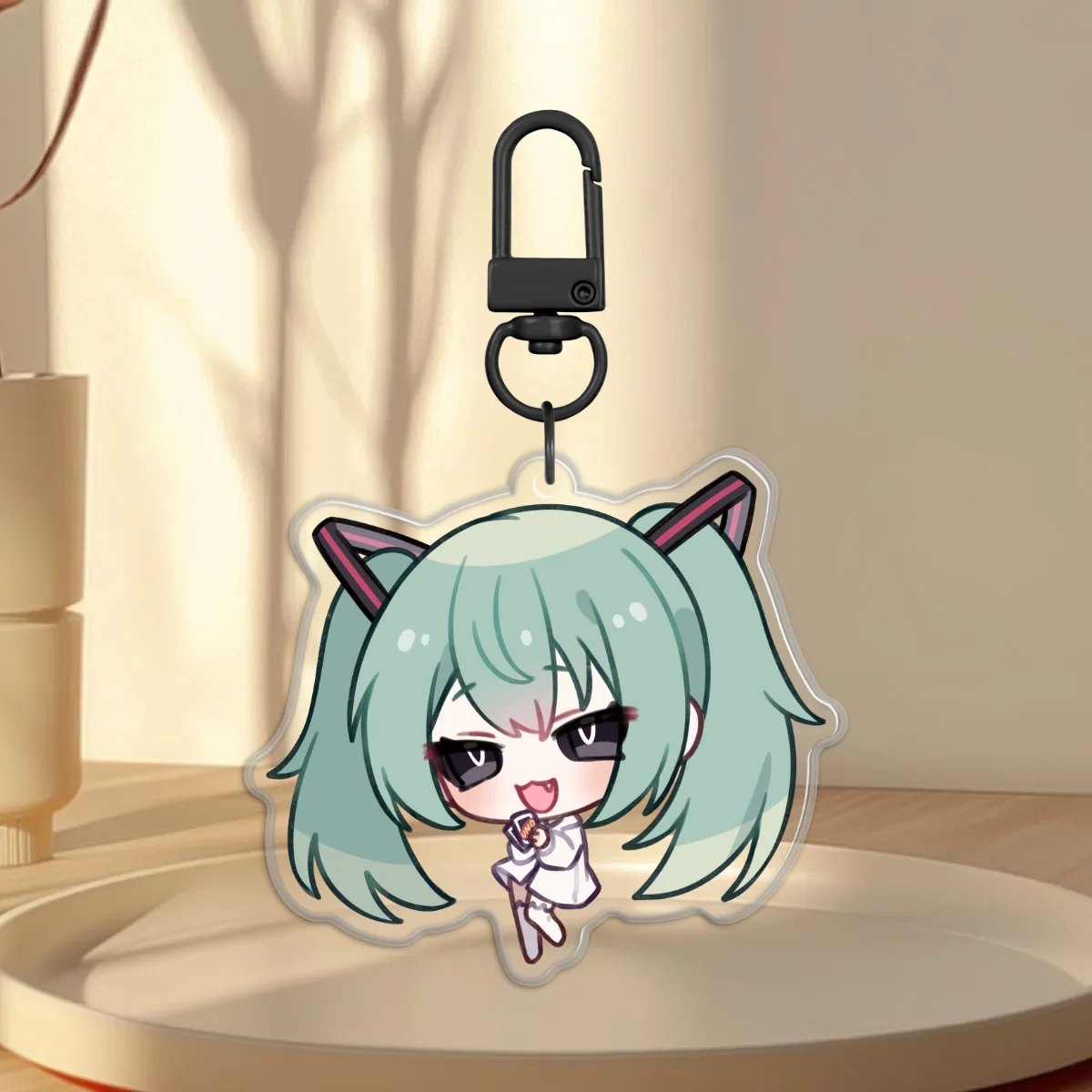 Mimukauwa Nice Try Miku Clear Acrylic Keychains