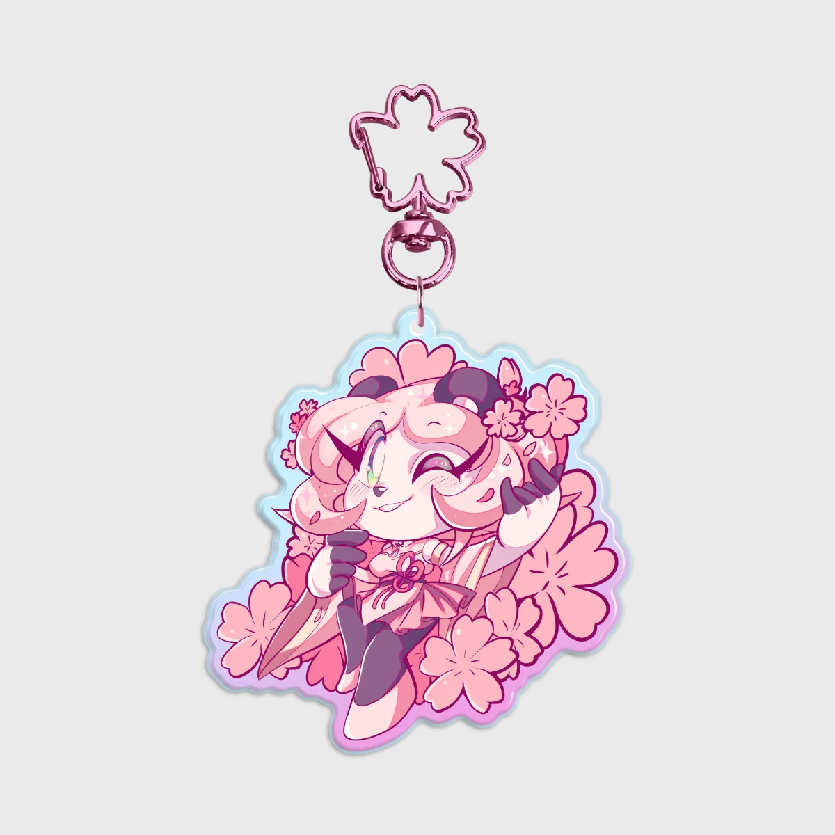 [OC] Tessa Rainbow Acrylic Keychain