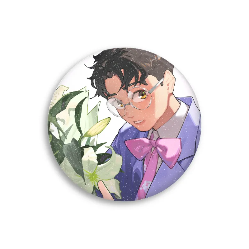 Okarun Button Pins