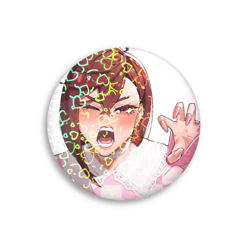 Momo Rawr Button Pins